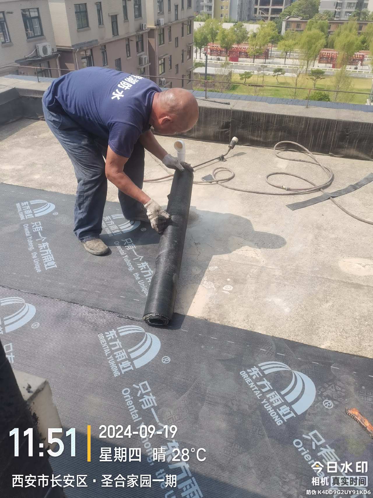 西安冠盾护航民生：圣合家园屋顶漏水修缮纪实 解密屋面防渗科普要点